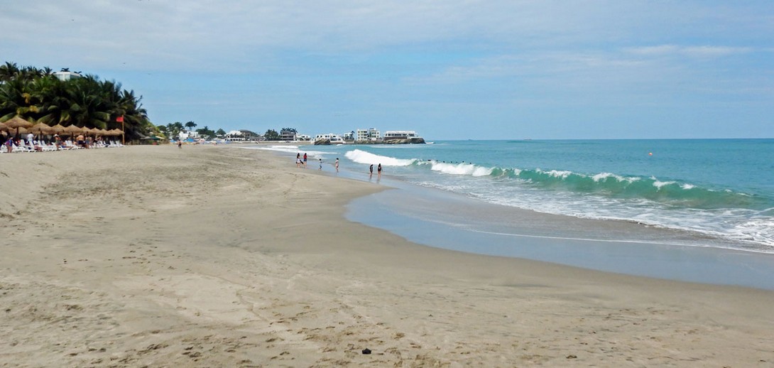 Der Strand von Punta Centinela