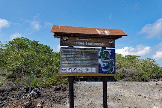 Wanderweg auf Tintoreras
